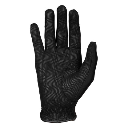 Guantes en tejido técnico Equestro X FISE - Negro