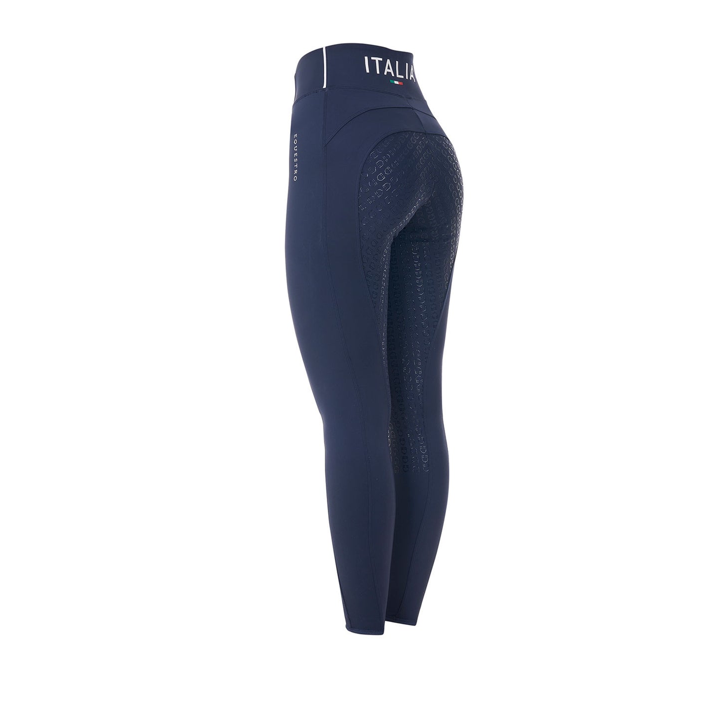 Leggings de mujer slim fit full grip Equestro X FISE - Navy Blazer