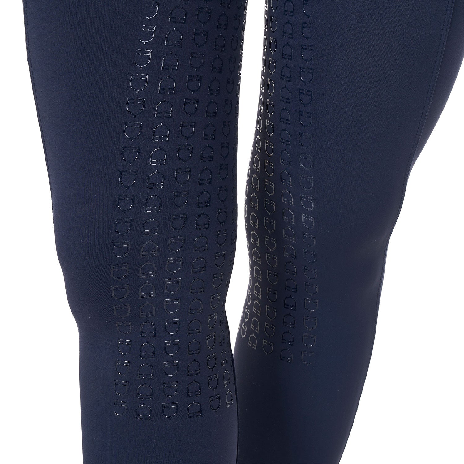 Leggings de mujer slim fit full grip Equestro X FISE - Navy Blazer