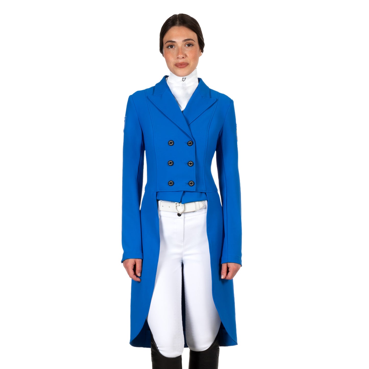 Frac de mujer para concurso ecuestre X FISE Equestro - Azzurro Savoia
