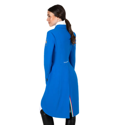 Frac de mujer para concurso ecuestre X FISE Equestro - Azzurro Savoia