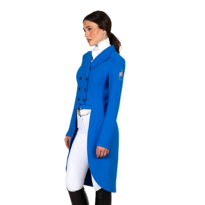 Frac de mujer para concurso ecuestre X FISE Equestro - Azzurro Savoia