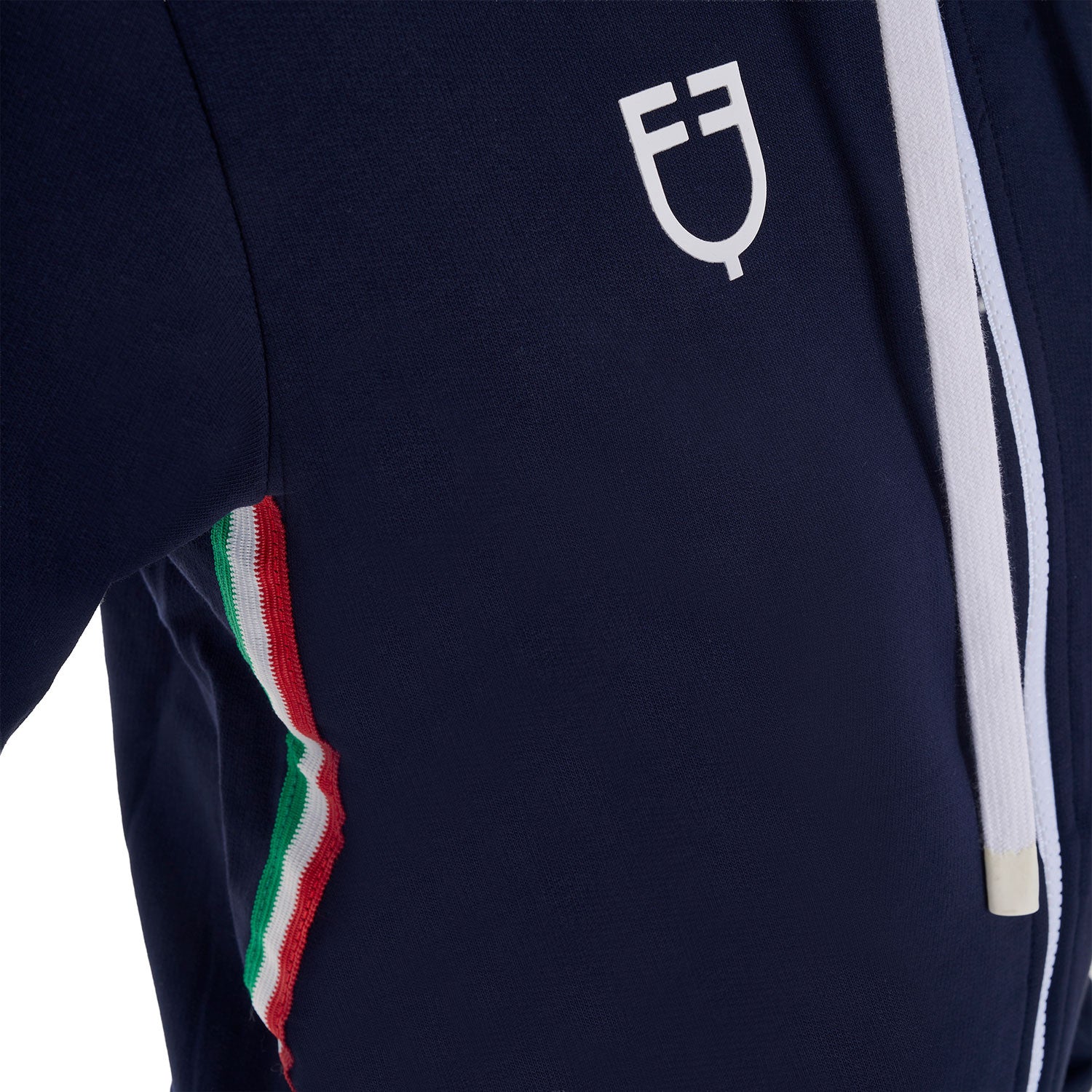 Sudadera de mujer con capucha Equestro X FISE - Navy Blazer