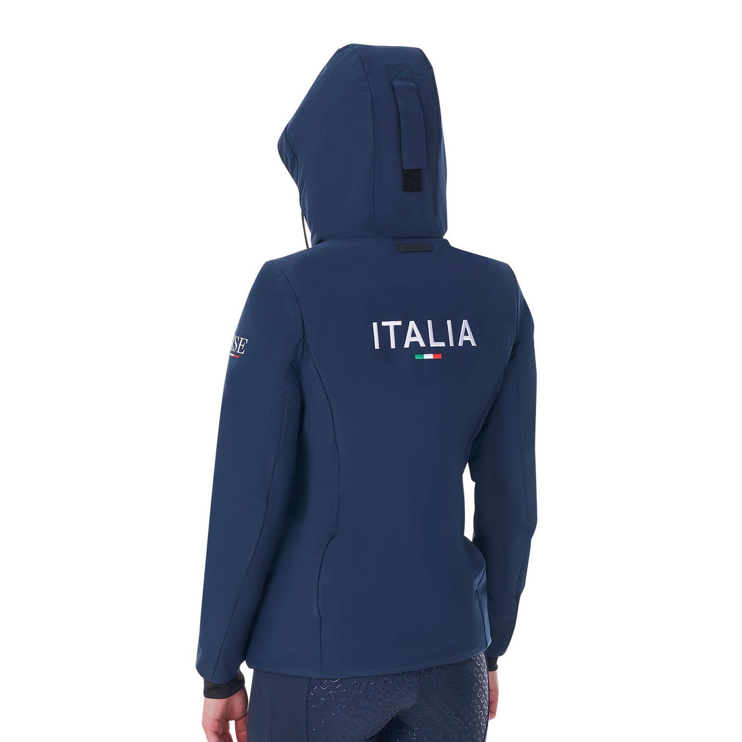 Plumífero impermeable de mujer Equestro X FISE - Navy Blazer