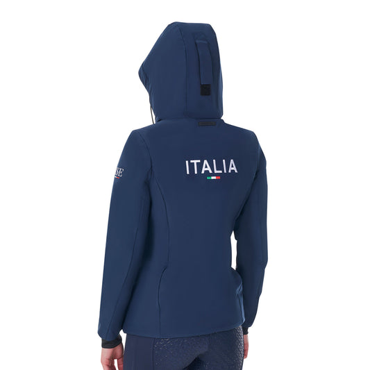 Plumífero impermeable de mujer Equestro X FISE - Navy Blazer