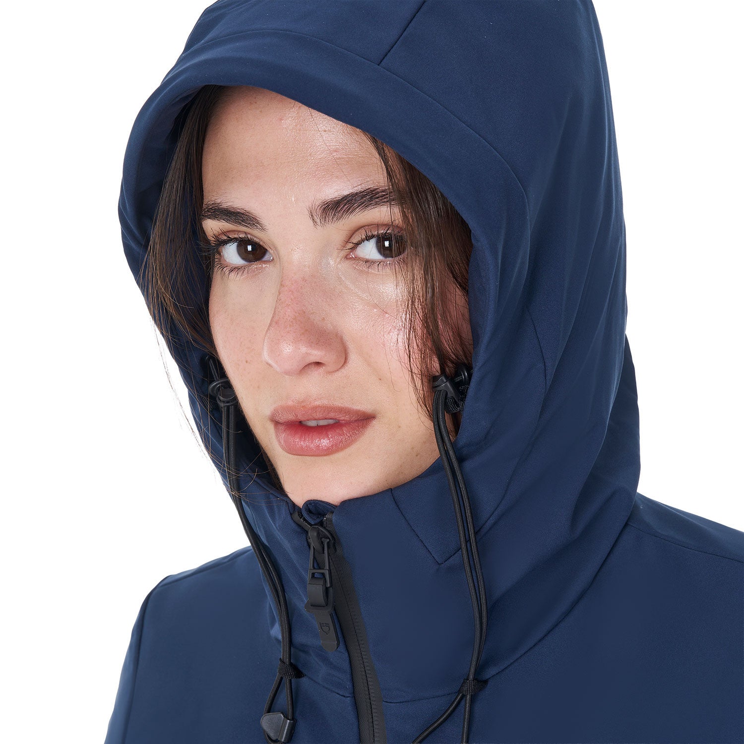 Plumífero impermeable de mujer Equestro X FISE - Navy Blazer