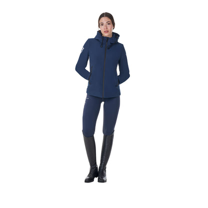 Plumífero impermeable de mujer Equestro X FISE - Navy Blazer
