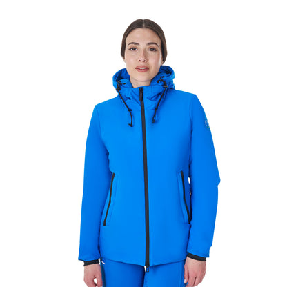 Plumífero impermeable de mujer Equestro X FISE - Azzurro Savoia