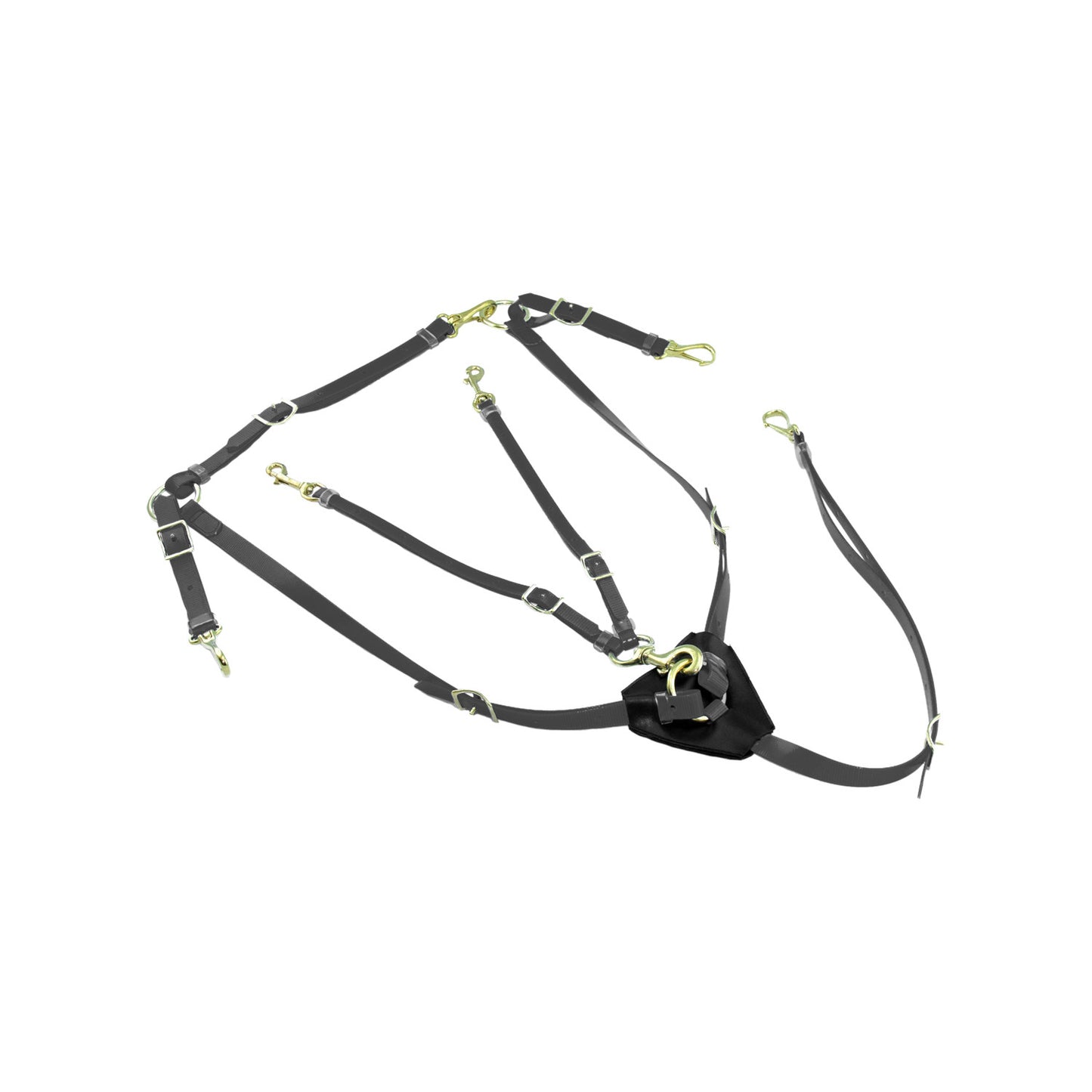 Pechera con horquilla en biothane Lakota - Antracita