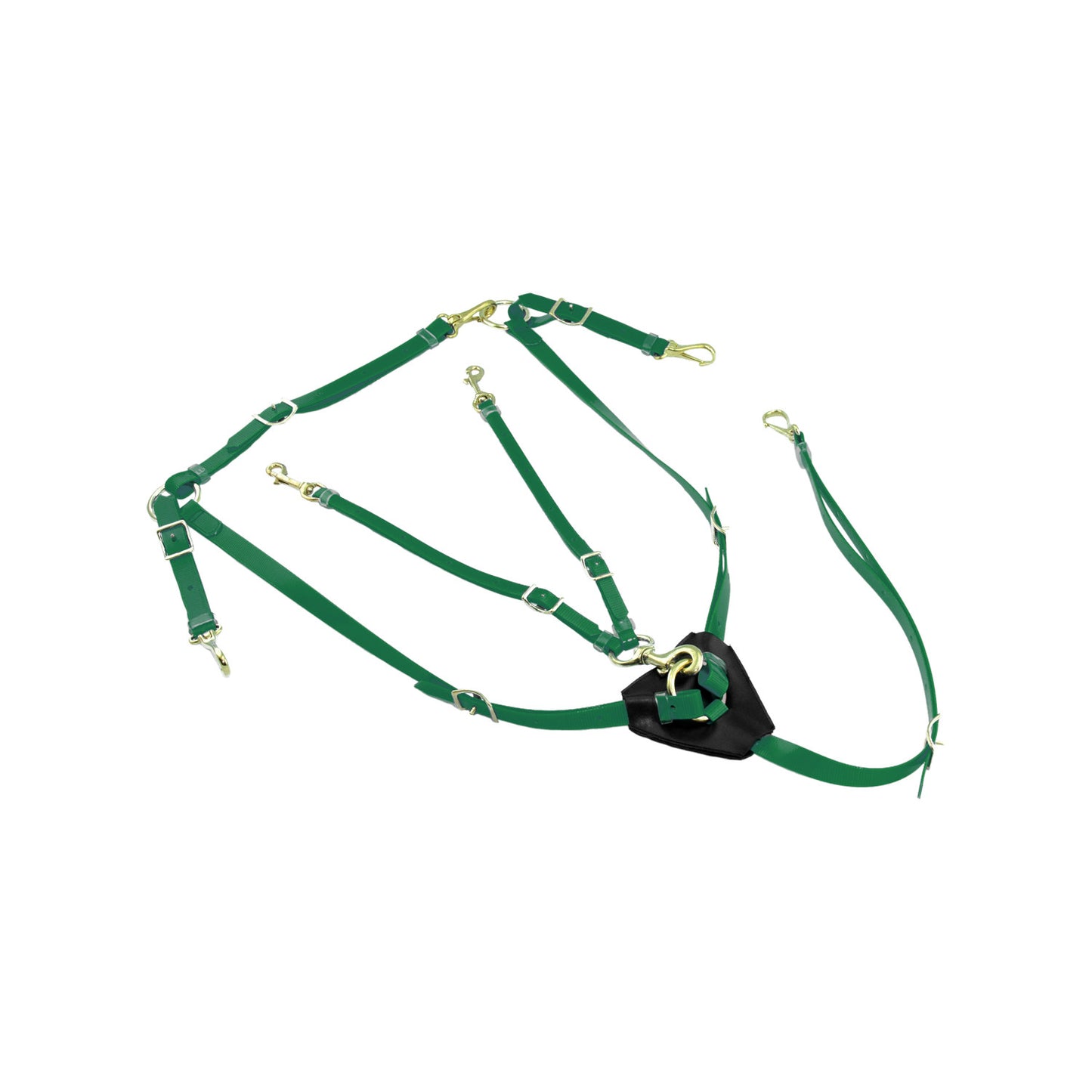 Pechera con horquilla en biothane Lakota - Verde