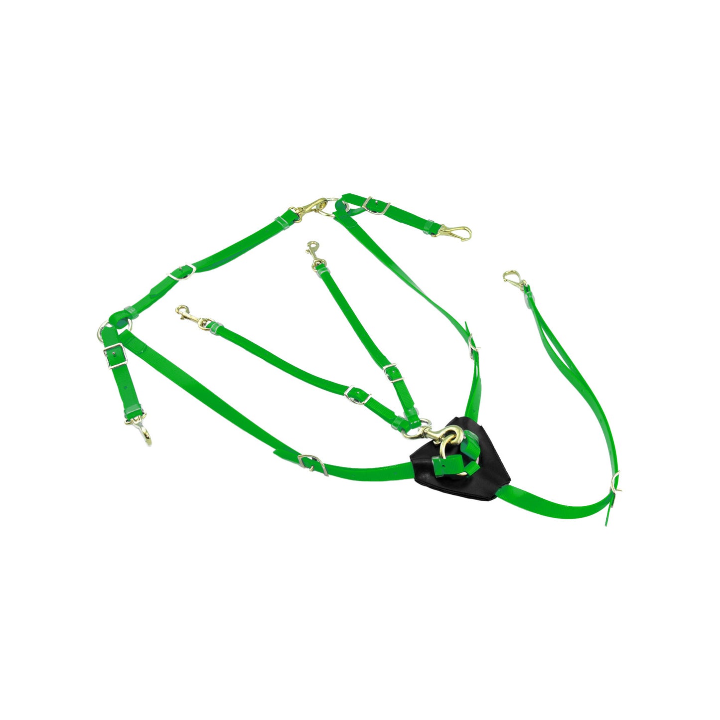 Pechera con horquilla en biothane Lakota - Verde claro