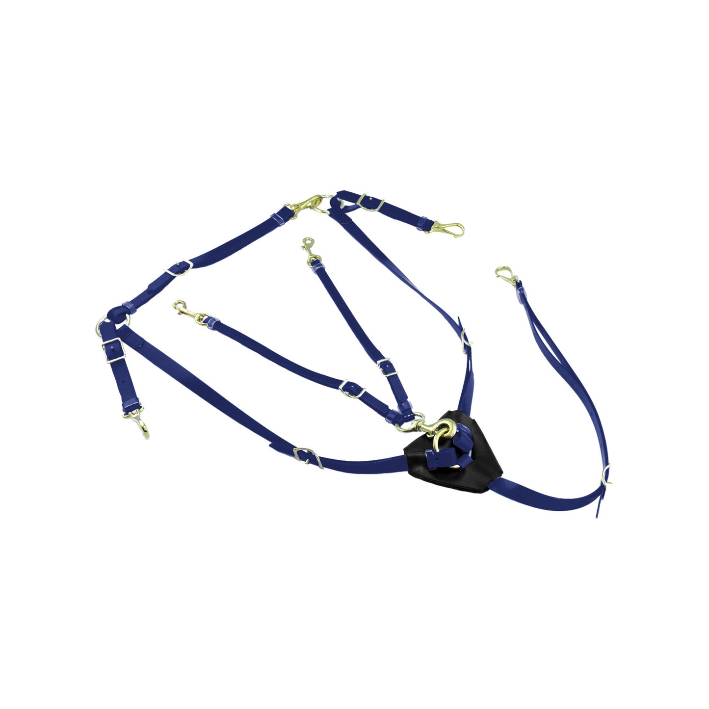 Pechera con horquilla en biothane Lakota - Azul marino