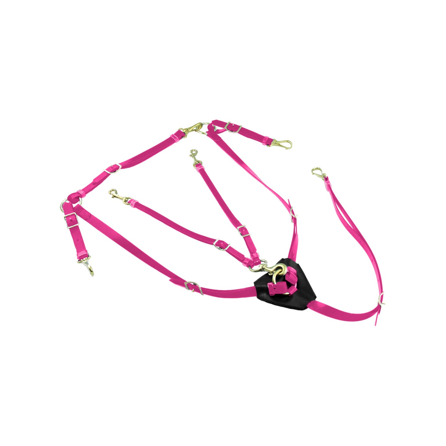 Pechera con horquilla en biothane Lakota - Rosa