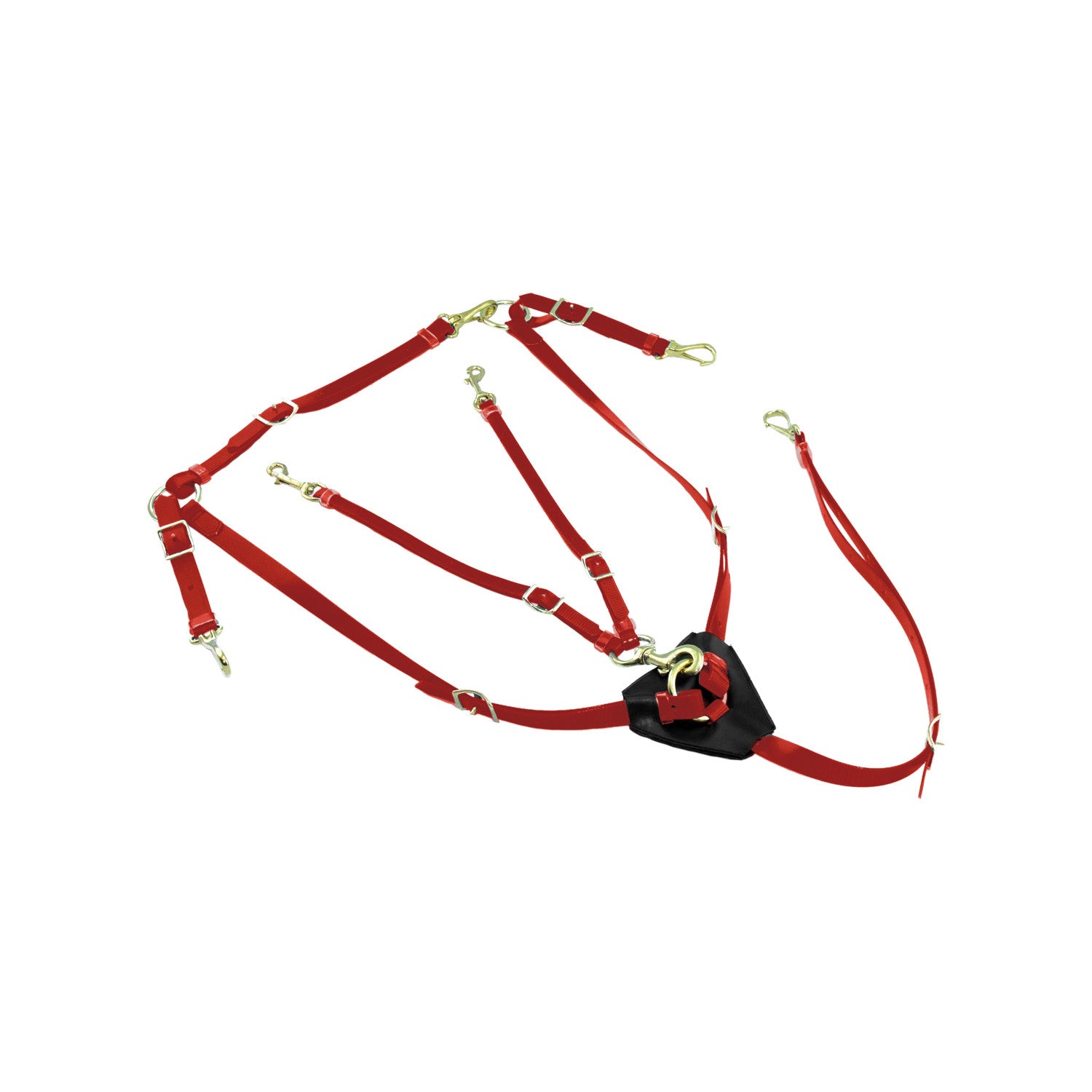 Pechera con horquilla en biothane Lakota - Rojo