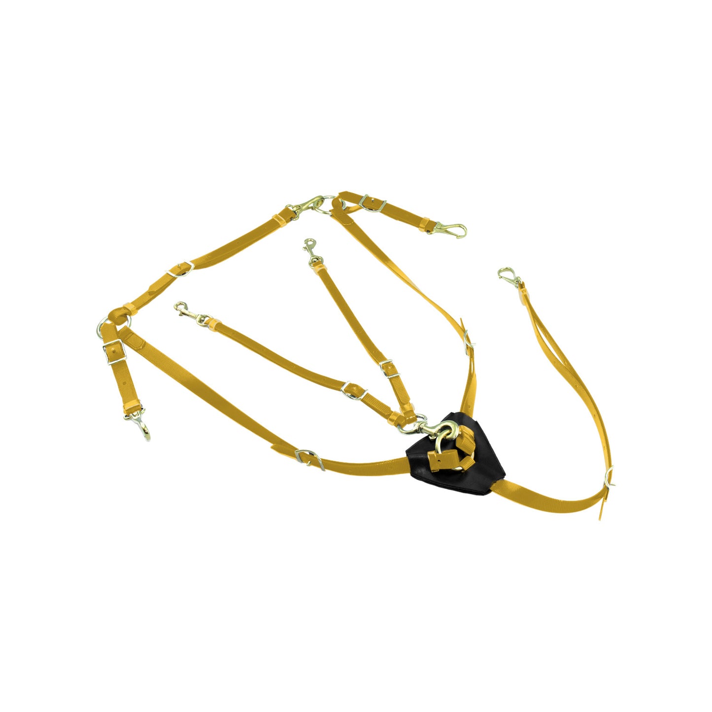 Pechera con horquilla en biothane Lakota - Amarillo