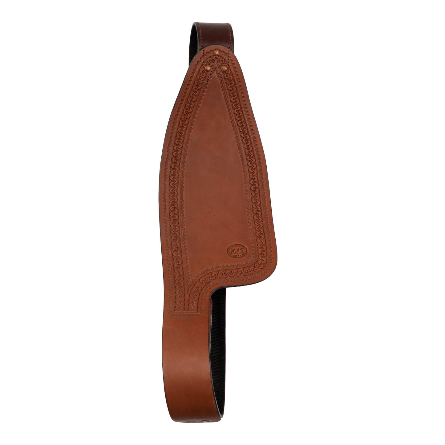 Fender cuero silla western Pool's - Coñac