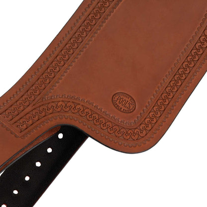 Fender cuero silla western Pool's - Coñac