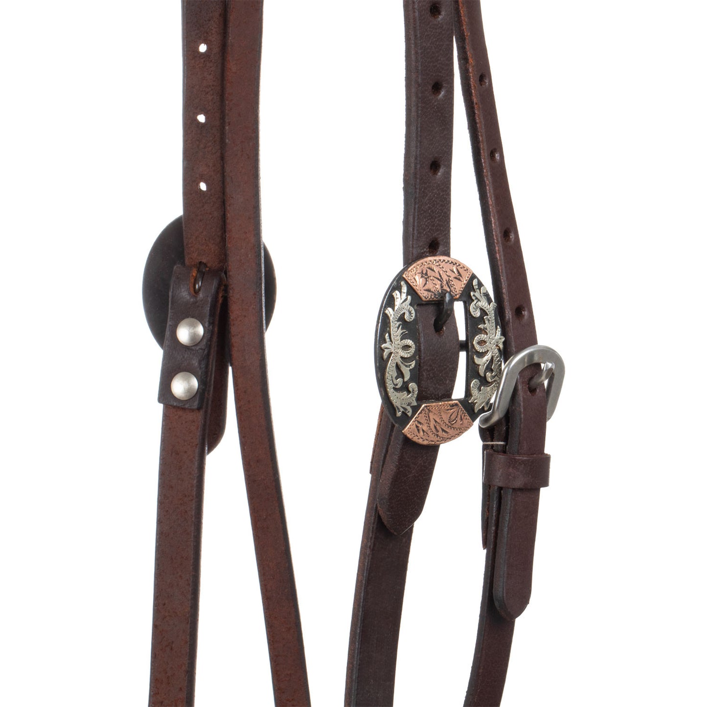 Brida western fantasía alemana en plata Lakota - Oliato
