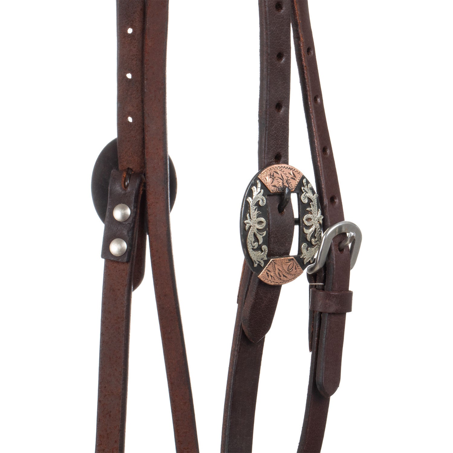 Brida western fantasía alemana en plata Lakota - Oliato