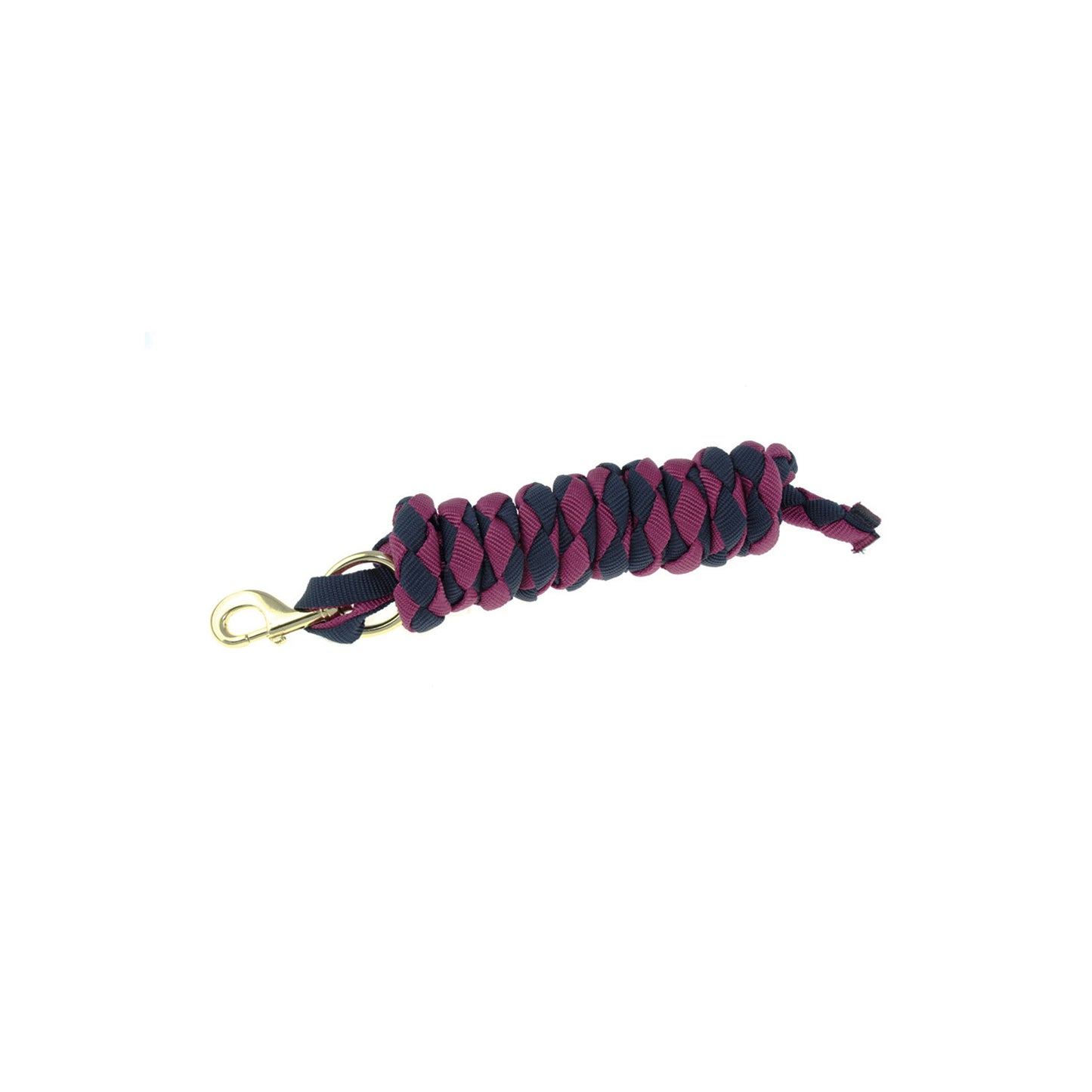 Correa de nailon trenzado 2,2 m Umbria Equitazione - Navy/Burgundy