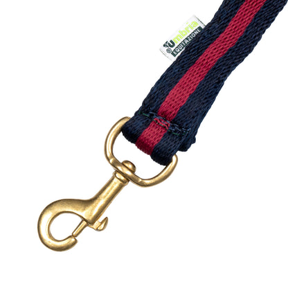 Longia de algodón acolchada (8 m) Umbria Equitazione - Navy/Burgundy