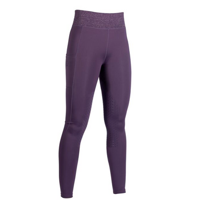 Leggings de montar -Lavender Bay- rodillera sil. HKM - Rincón del Valle