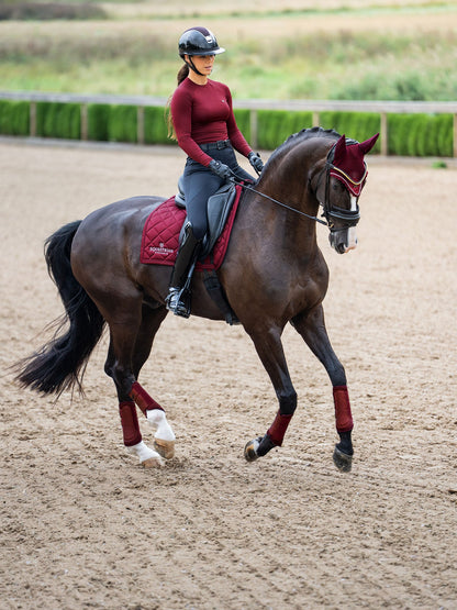 Dressage Saddle Pad Equestrian Stockholm Dressage Saddle Pad Line Bordeaux detalle 7