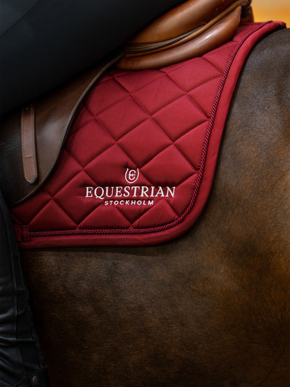 Jump Saddle Pad Equestrian Stockholm Jump Saddle Pad Line Bordeaux detalle 5