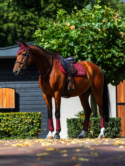 Jump Saddle Pad Equestrian Stockholm Jump Saddle Pad Line Bordeaux detalle 7