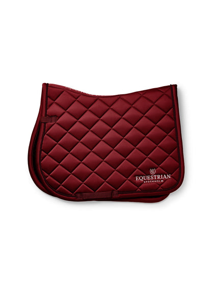 Jump Saddle Pad Equestrian Stockholm Jump Saddle Pad Line Bordeaux vista principal