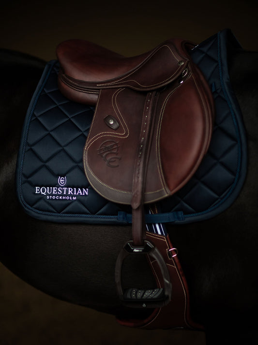 de salto Equestrian Stockholm mantilla de salto Line Midnight Blue para equitación - vista 2