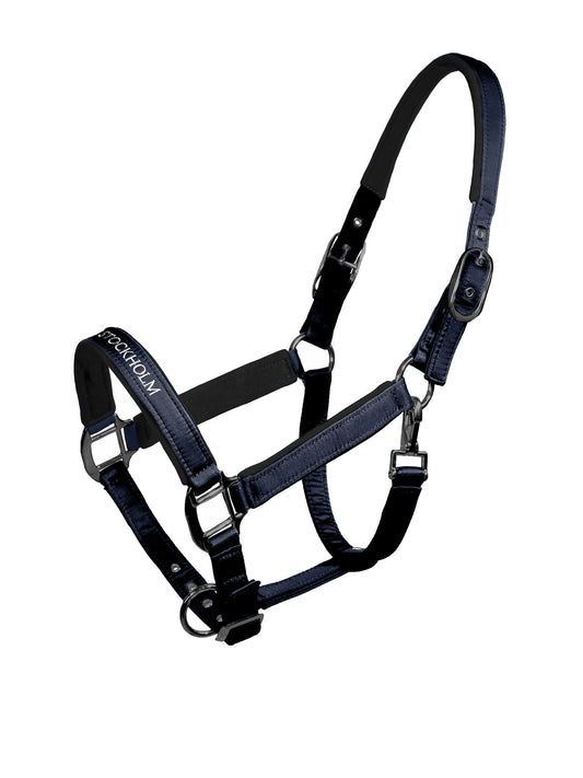 Line cabezada de cuadra Equestrian Stockholm Line cabezada de cuadra Midnight Blue para equitación