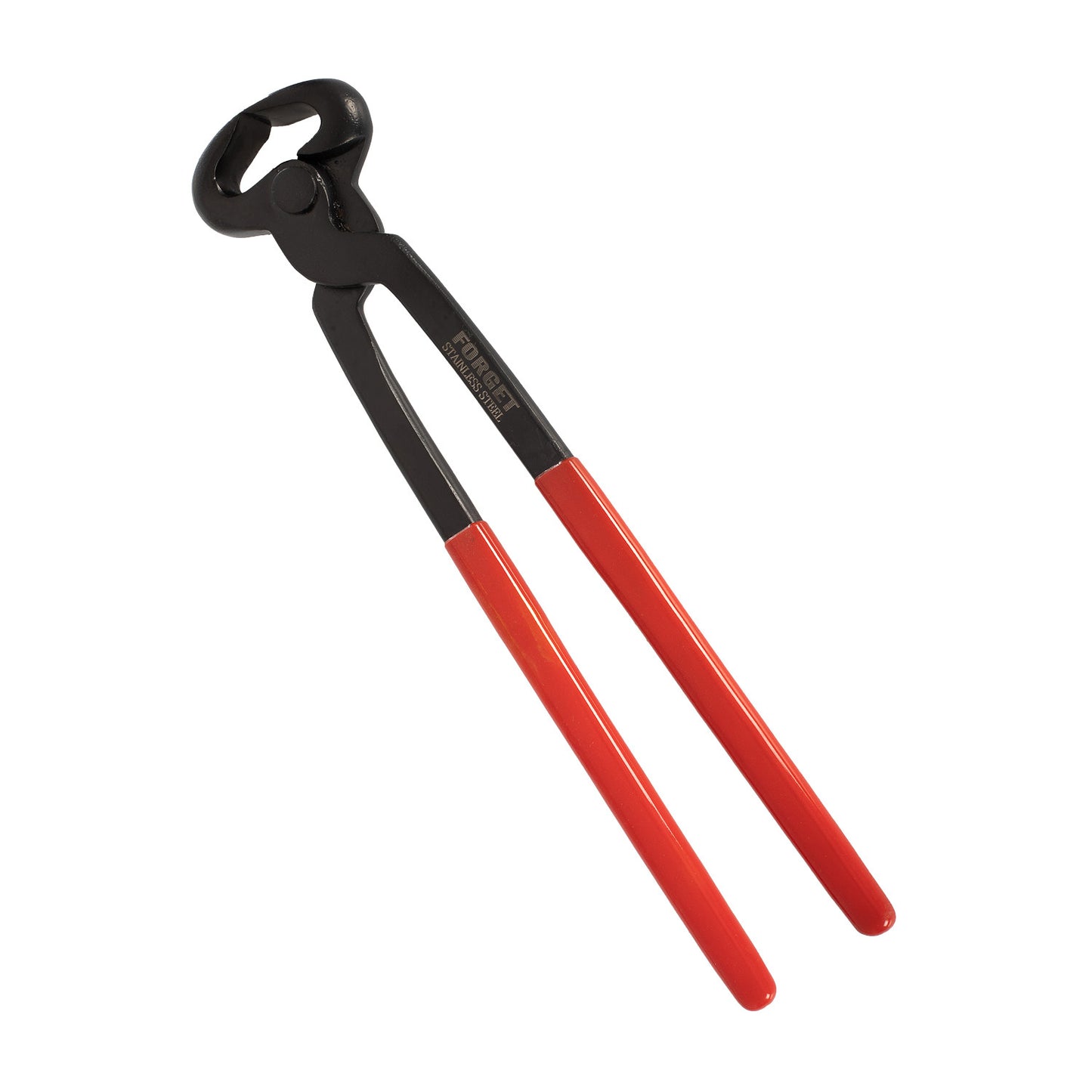 Tenaza para uñas Forget inox con mango de goma
