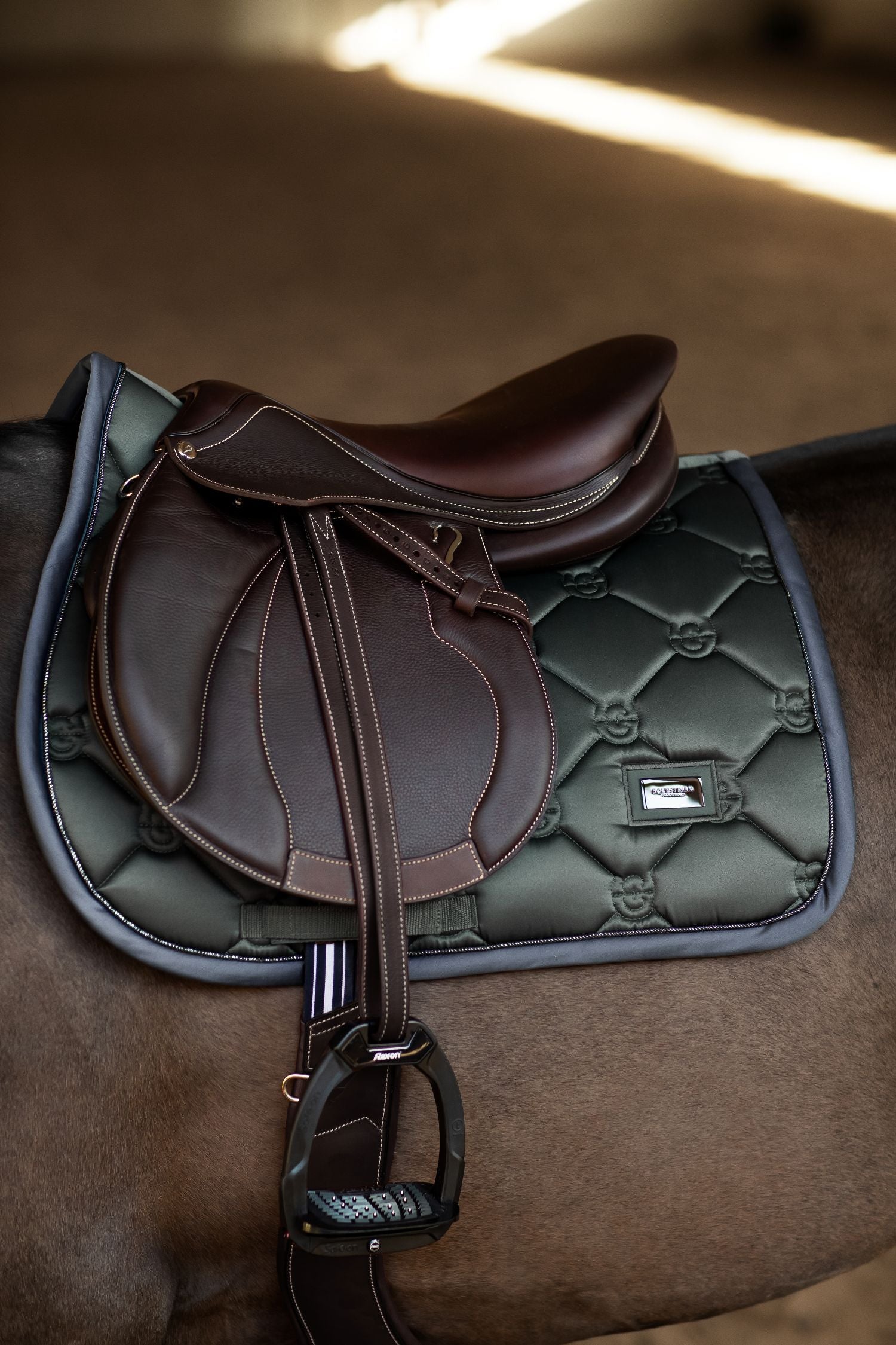 Jump Saddle Pad Original Equestrian Stockholm Jump Saddle Pad Avenue Green detalle 5