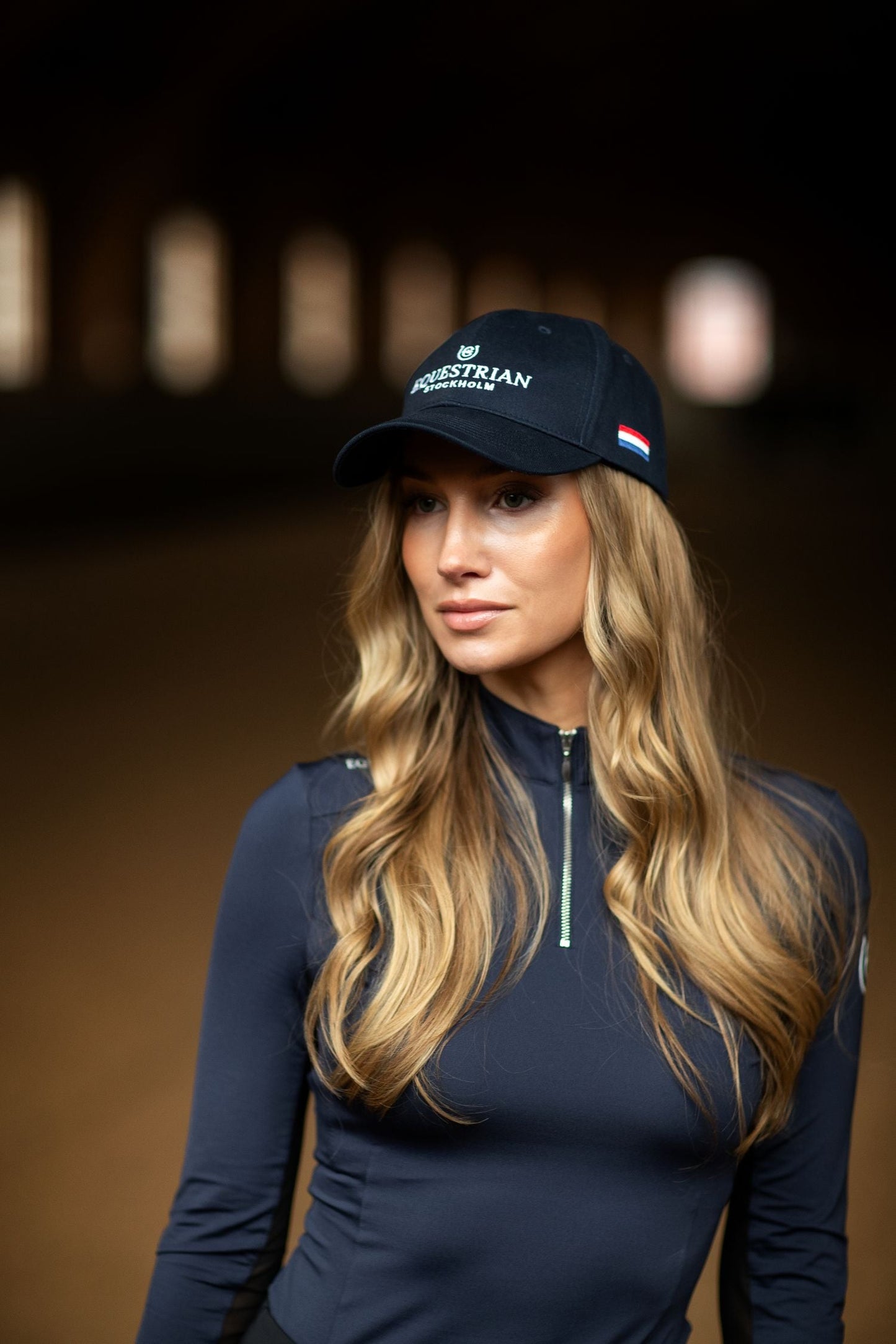 Cap Equestrian Stockholm Cap Navy Netherlands detalle 3
