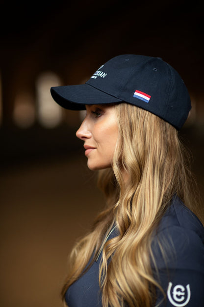 Cap Equestrian Stockholm Cap Navy Netherlands detalle 2