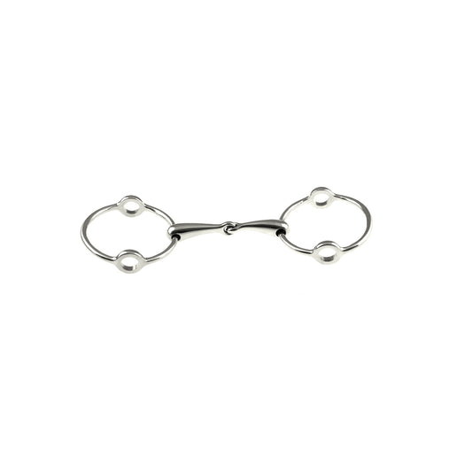 Filete elevador anillos grandes inox Umbria Equitazione