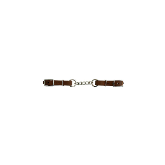 Barbozal de cuero con cadena Lakota