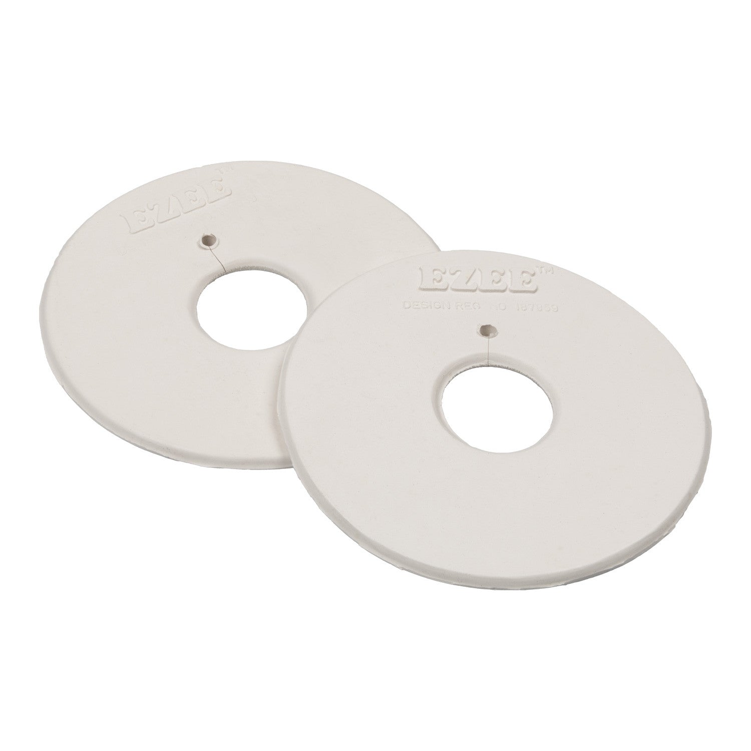 Rosetas de goma natural Umbria Equitazione - Blanco