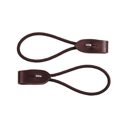 Puente Pelham gancho resistente Equestro - Marrón oscuro