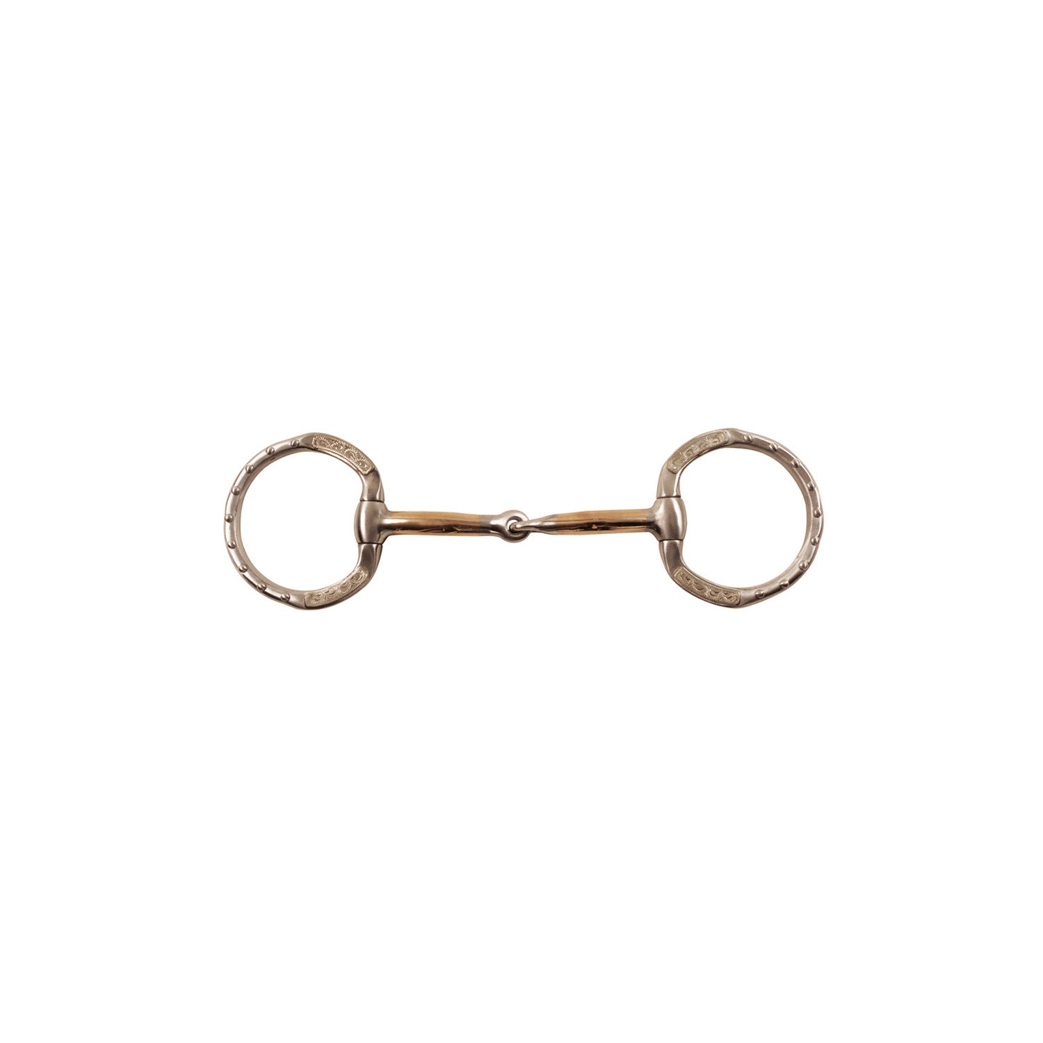 Filete western embocadura de cobre anillos decorados Pool's