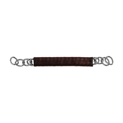 Barboquejo bocado revestido Equestro - Marrón oscuro
