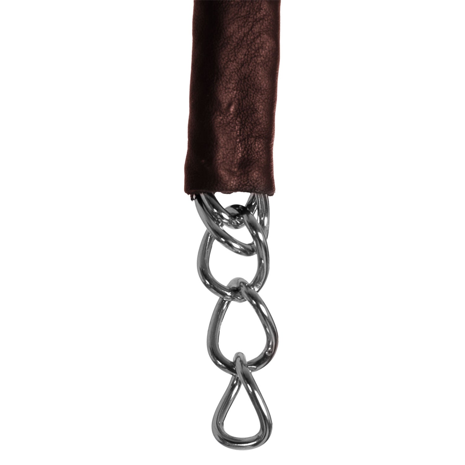 Barboquejo bocado revestido Equestro - Marrón oscuro
