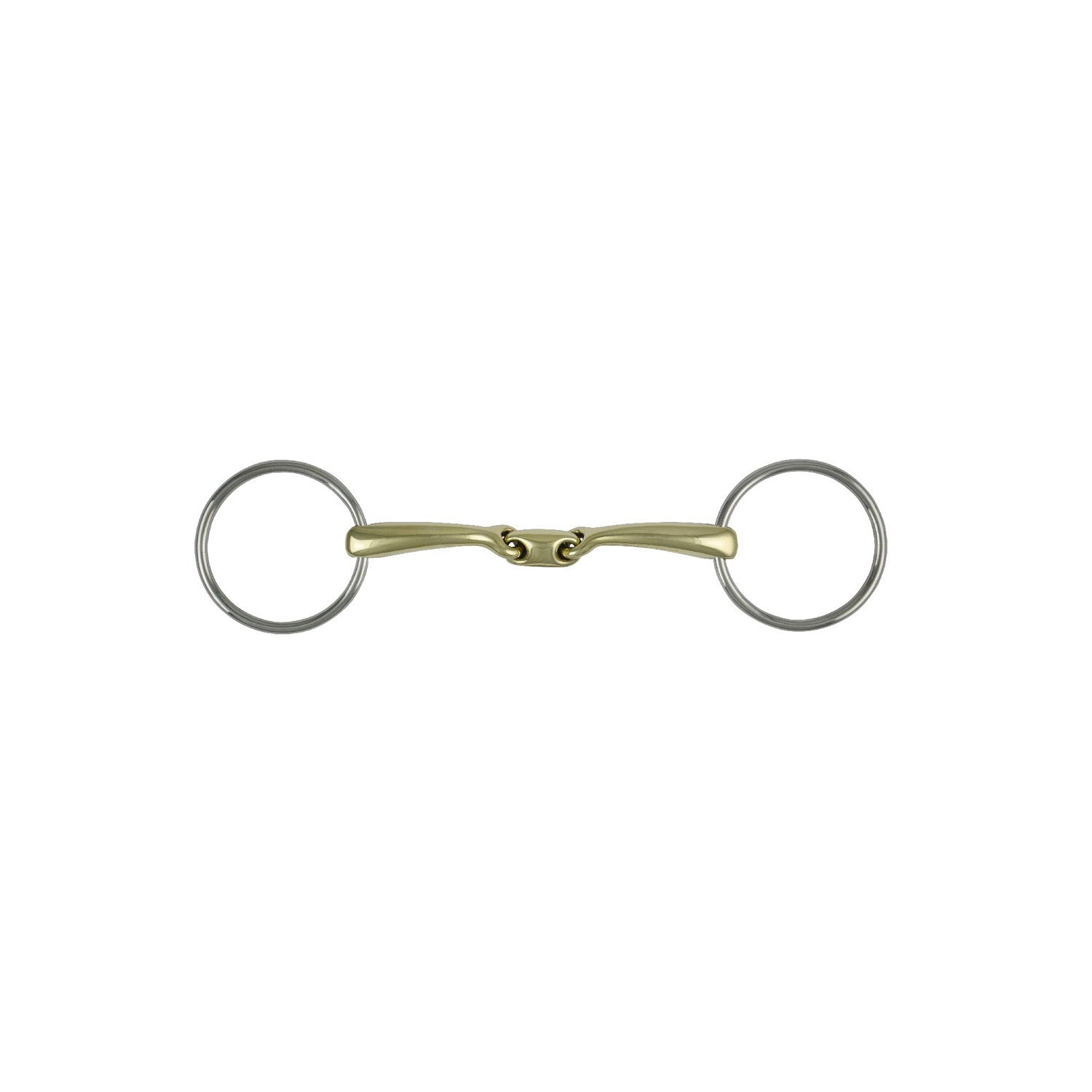 Filete de acero inoxidable c/oliva pro bits 1257 Umbria Equitazione