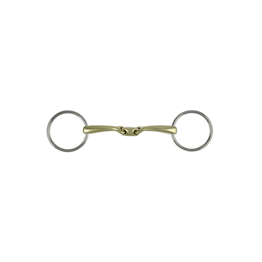 Filete de acero inoxidable c/oliva pro bits 1257 Umbria Equitazione