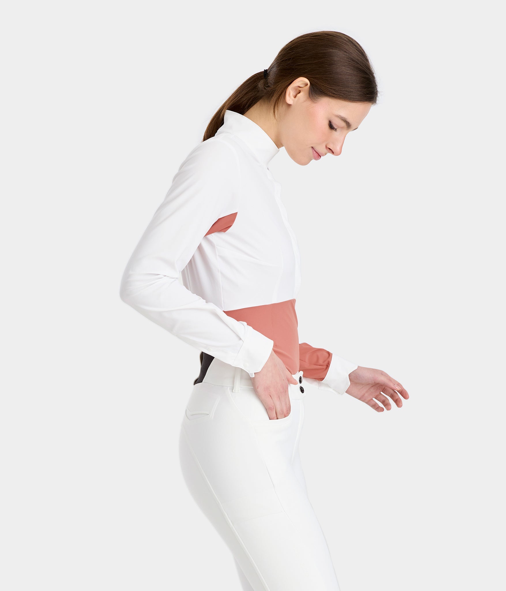 Monica Long-Sleeved camisa de concurso para mujer Horse Pilot para equitación - vista 10