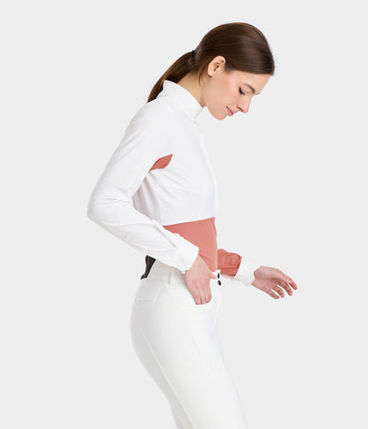 Monica Long-Sleeved camisa de concurso para mujer Horse Pilot para equitación - vista 10