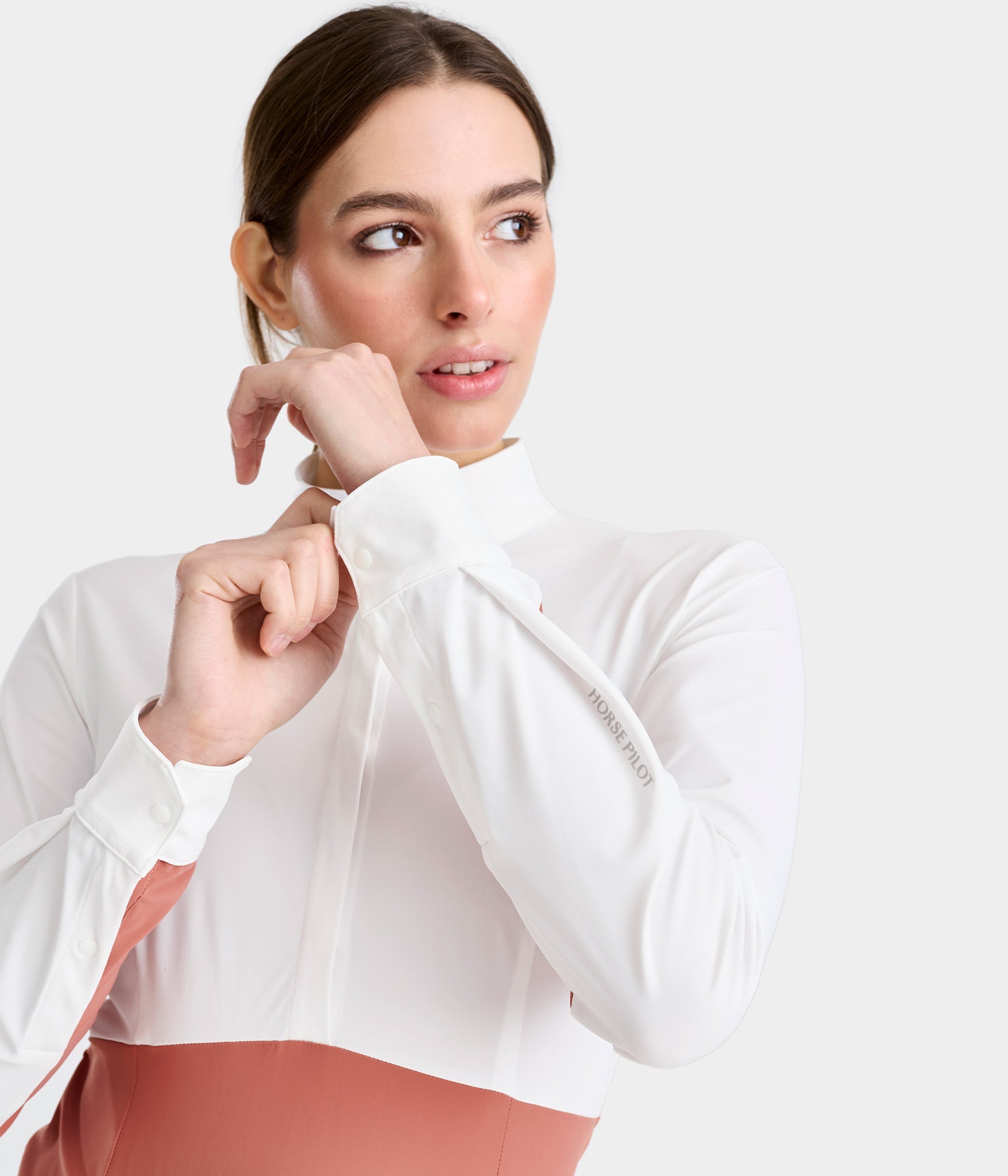 Monica Long-Sleeved camisa de concurso para mujer Horse Pilot para equitación - vista 11
