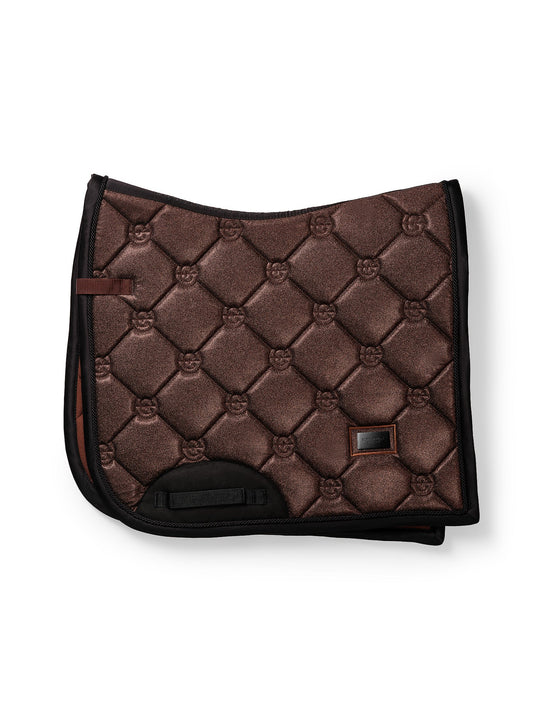 de doma Glimmer Equestrian Stockholm mantilla de doma Mahogany para equitación