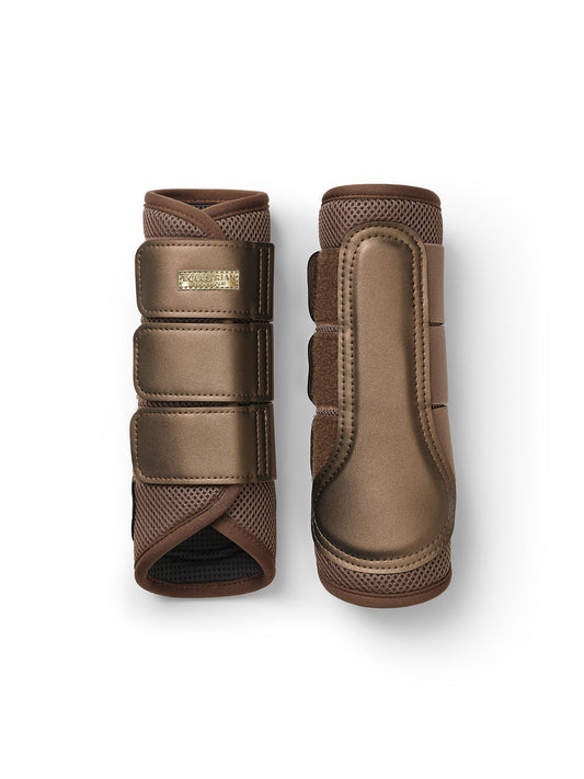 Equestrian Stockholm Mesh protectores Champagne para equitación